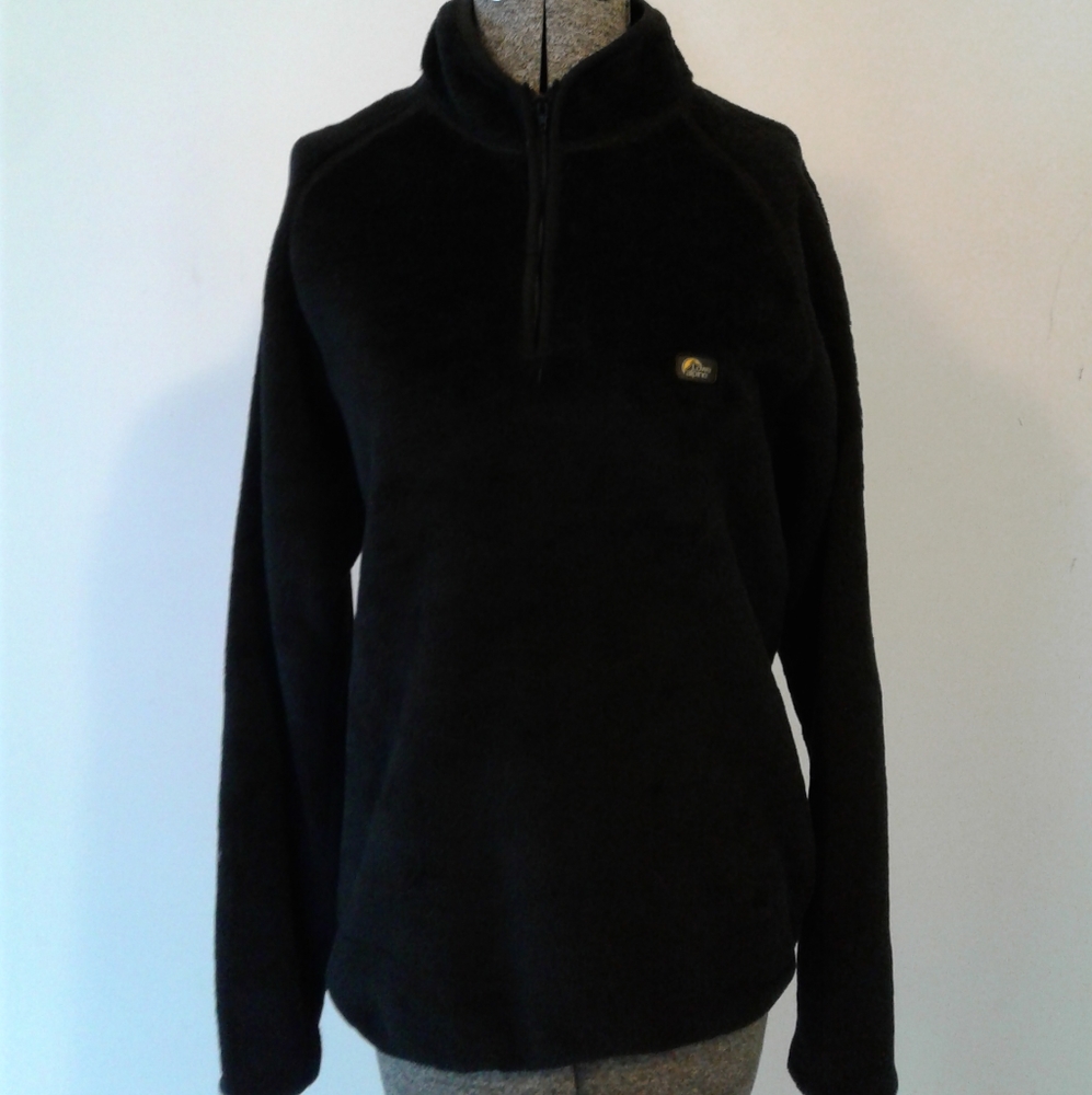 Vintage Lowe Alpine Mens 1/4 zip Fleece Jacket size M Polartec Canada made